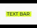 Stylish and simple text bar reveal in after effects