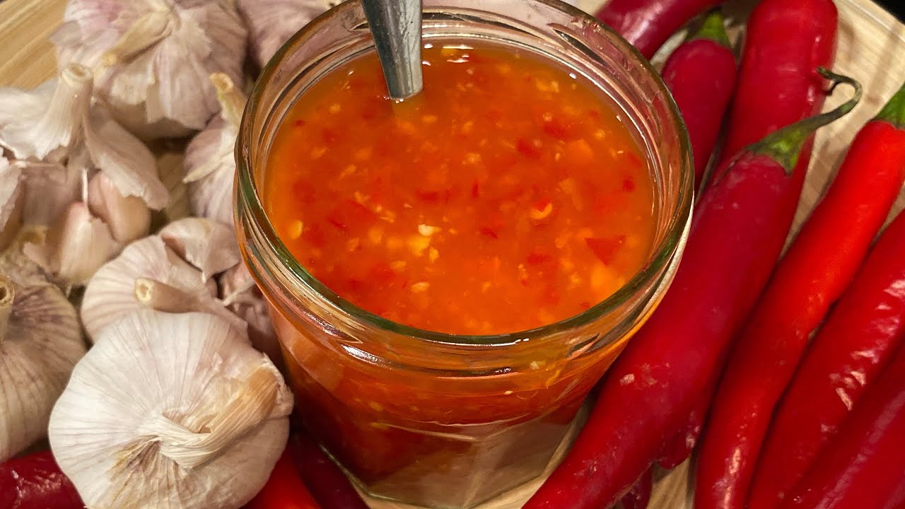 Sweet Chili Sauce سويت تشيلي صوص 🥫بطريقة سهلة وسريعة👌🏼😍 甜辣椒酱 YouTube