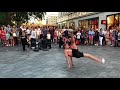 FLOOR LEGENDZ performance at Leicester Square