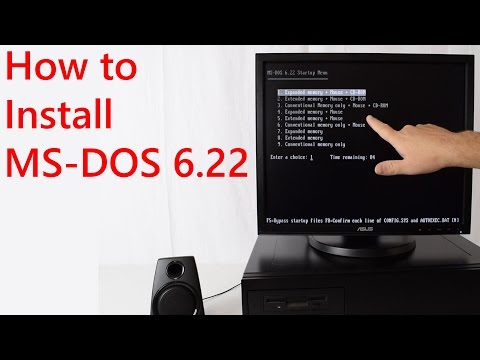How to install MS DOS 6.22