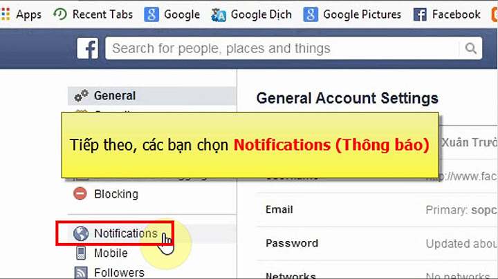 Hướng dẫn cách chặn thông báo facebook trên yahoo mail