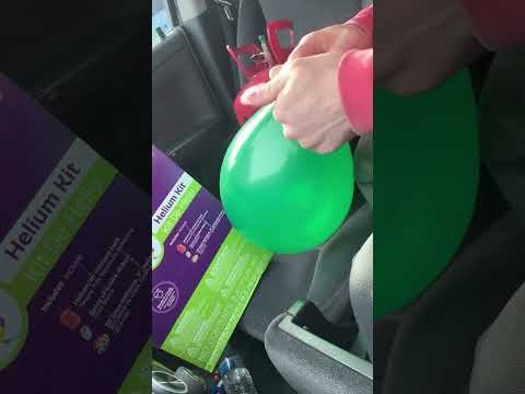 Balloon Time - Perfect Inside Your car! (30 Balloon Helium Kit for On-The-Go)
