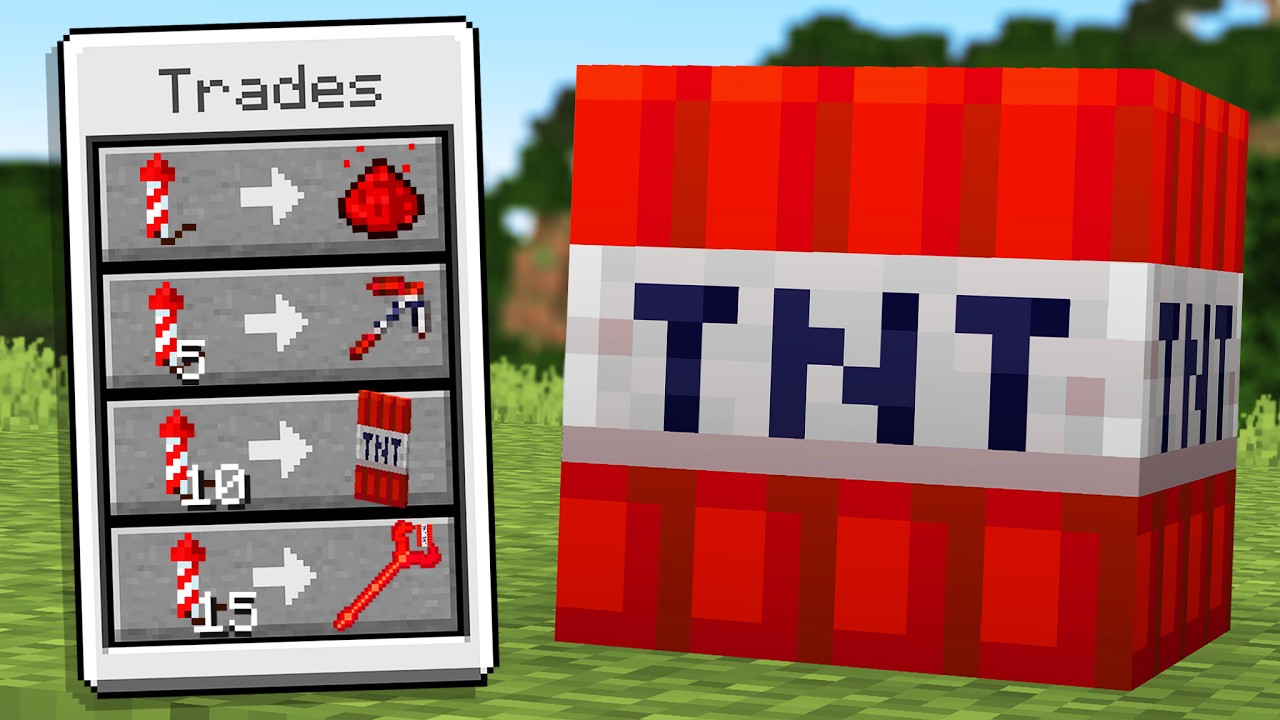 Minecraft but you can Trade with Blocks