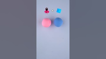 Squid Game Challenge: Pink + Blue = ?