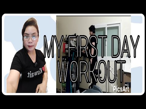 MY FIRST DAY WORK OUT....CHALLENGE ACCEPTED FROM NELA NAKANO...