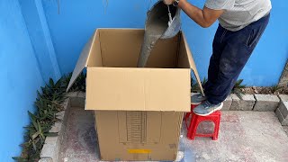 Amazing Creations From Cement and Big Carton Box - Very Practical For Your Life by DIY- Cement craft ideas 21,261 views 3 months ago 17 minutes