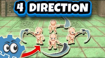 4 Direction Animation in Godot 4 | Movement + Attack