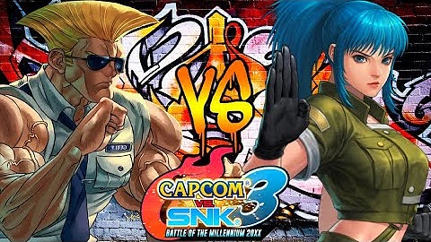 Capcom Vs. SnK 3 Mugen - Guile Vs. Leona