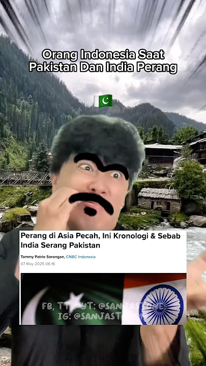 India Perang Lawan Pakistan Kok Kita yang Repot! #faktaunik #comedy #negaradidunia #komedi