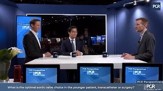 What is the optimal aortic valve choice in the younger patient: transcatheter or surgery