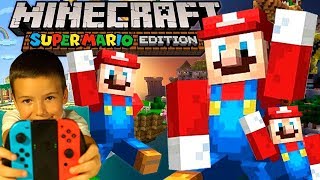 МАРИО НУБ в Майнкрафте :) НОВОЕ ВЫЖИВАНИЕ КокаПлей Minecraft Nintendo Switch