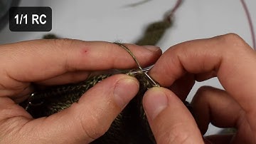 1/1 RC - #sagecardi - mini knitting demo