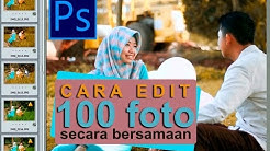 Cara Edit foto secara bersamaan pakai camera raw pada photoshop - Durasi: 3.10. 