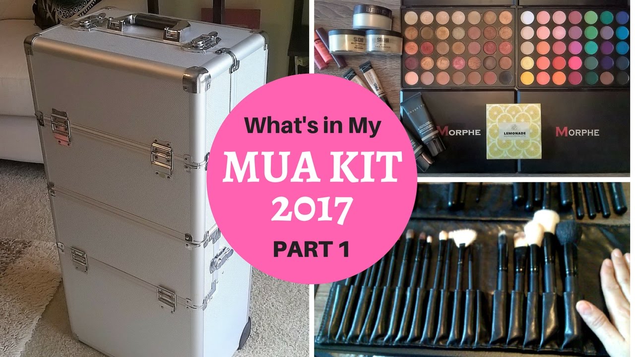 What's In My Mua Kit 2017 Part 1 YouTube