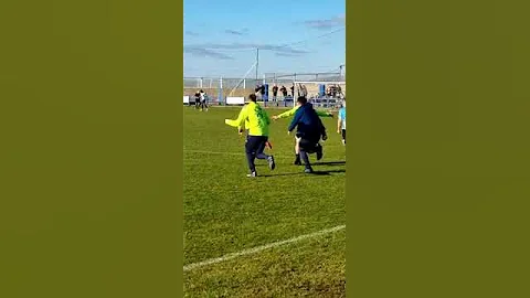 Vinny Faherty's winning penalty against Fairview R...