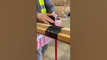 Timber wrapping for courier delivery