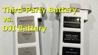 DJI Phantom 2 Battery vs. Third-Party DJI Phantom 2 Battery in 4K UltraHD