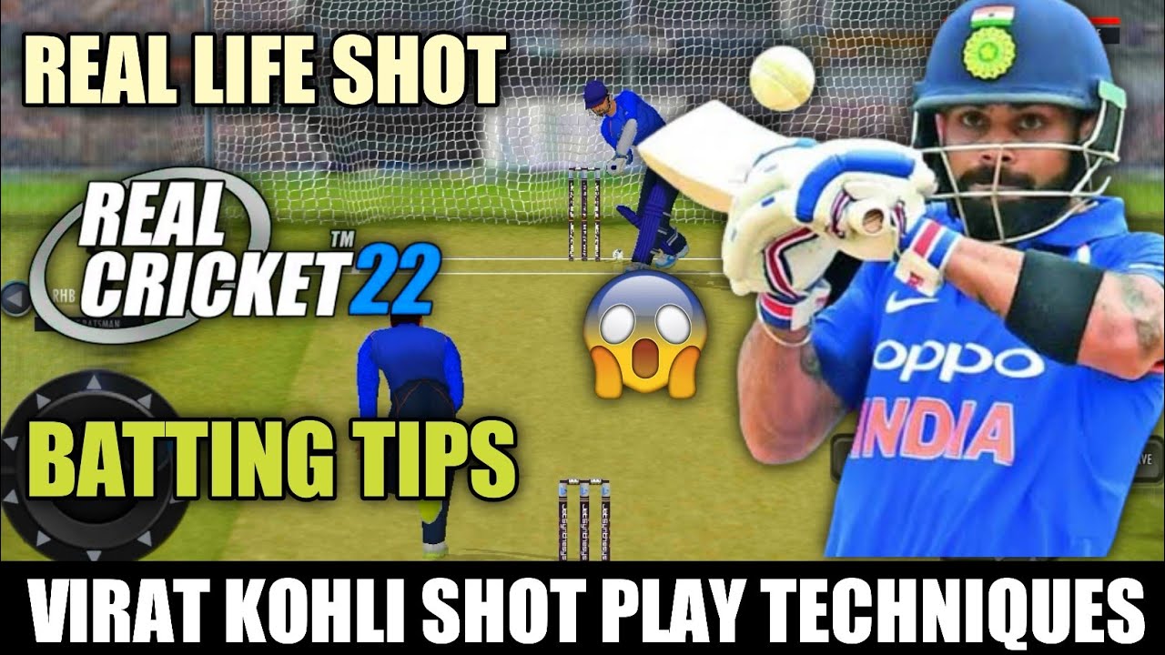 How To Play Virat Kohli Real Life Shot In Real Cricket 22 Batting Tips