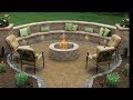 Installing Circle Paver kit, pathway, firepit, retaining wall and seating area(Part 1)