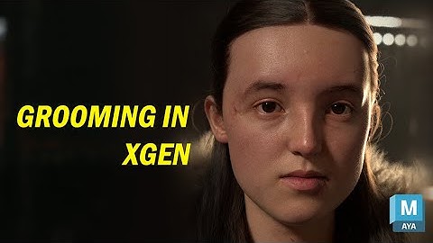 XGen Hair Grooming Timelapse — Bella Ramsey (Ellie)