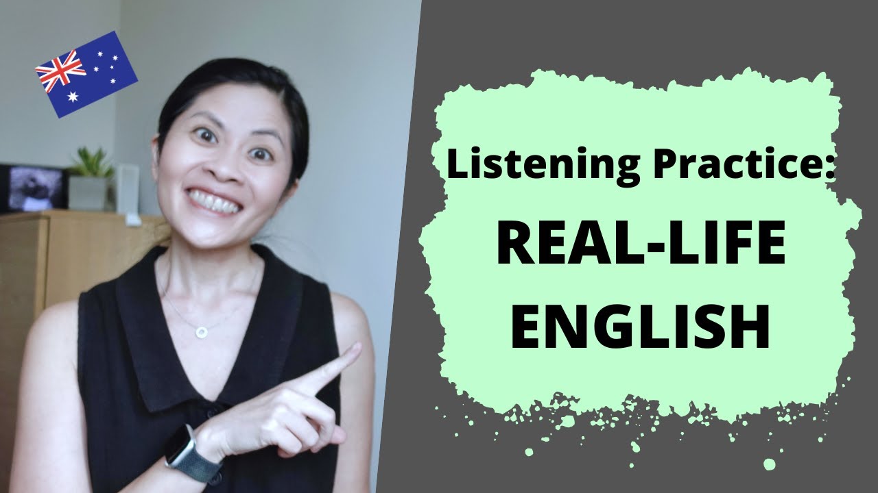 Australian Accent Listening Practice RealLife English Intermediate