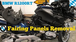 BMW R1200RT Fairing Panel Removal 2005-2013