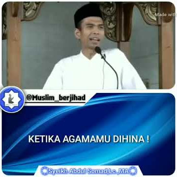Ust.SOMAD/KETIKA AGAMA MU DIHINA..