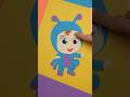 FUN! DIY Baby John Spider Halloween Paper Craft! 🕷️ Little Angel Art Hacks #shorts #diy