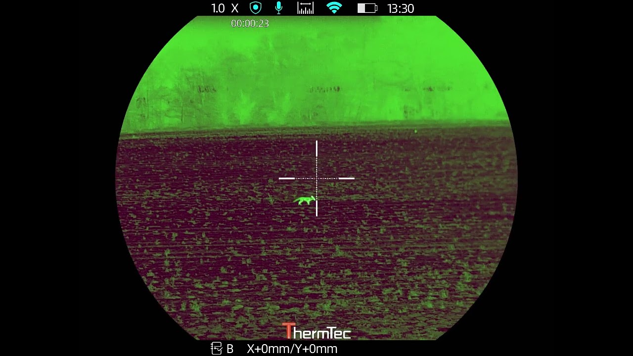 Fox using the Thermtec Oryx 650L 