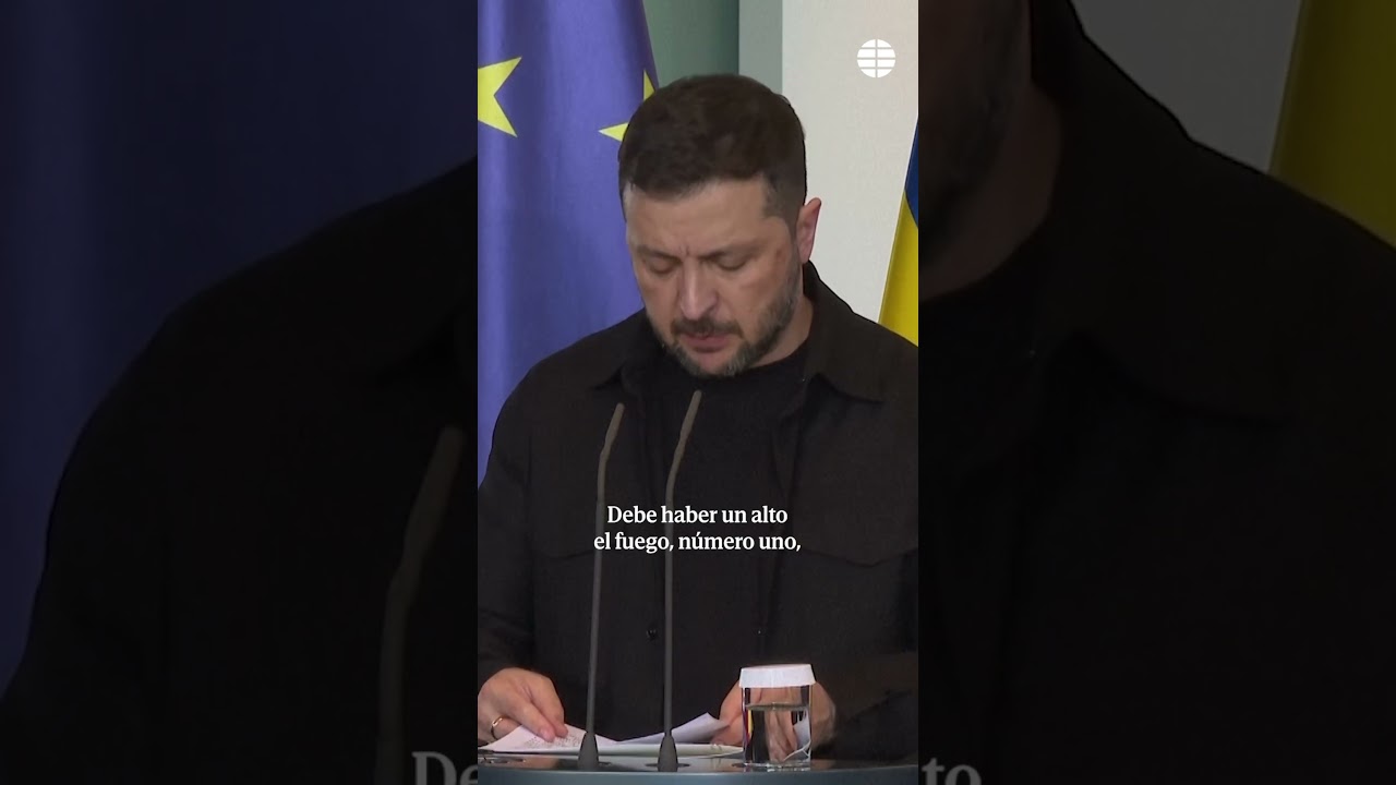 Zelenski quiere que en la cumbre de Trump y Putin en Alaska, el alto el fuego sea el tema principal