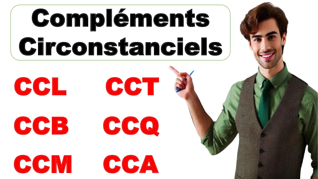 Les compléments circonstanciels: Définition, fonctions et classes grammaticales.