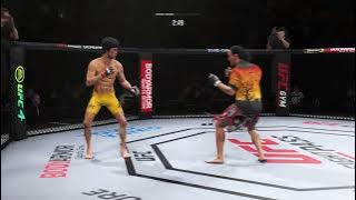 UFC4 Bruce Lee vs Natsuko kayama EA Sports UFC 4  Epic Fight
