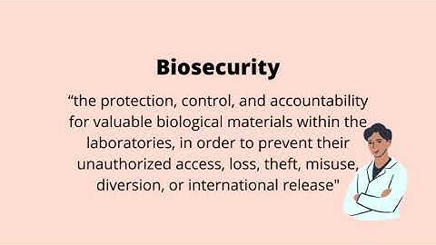 PMLS1- BIOSAFETY AND BIOSECURITY
