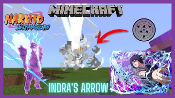 [MCPE/MCBE Naruto] Sasuke Command Tutorial《Indra Arrow》