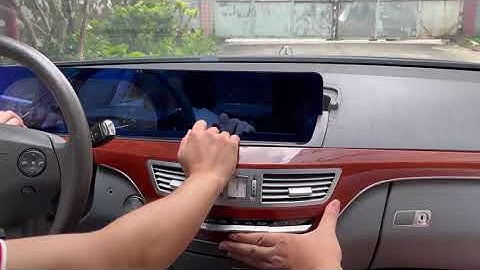 Mercedes Benz W221 2005-2013 Wide Screen Android Navigation Installation Instruction