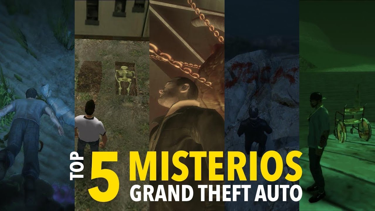 Top 5 Los Mejores Misterios De Los Grand Theft Auto Youtube