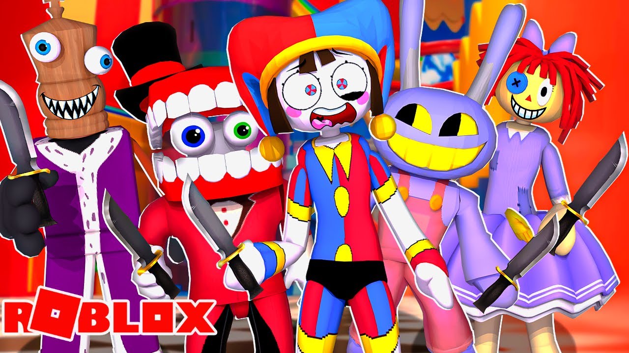 OS PERSONAGENS de DIGITAL CIRCUS no MURDER MYSTERY 2 ! -Estevão, Milla e Milly #soporcausa