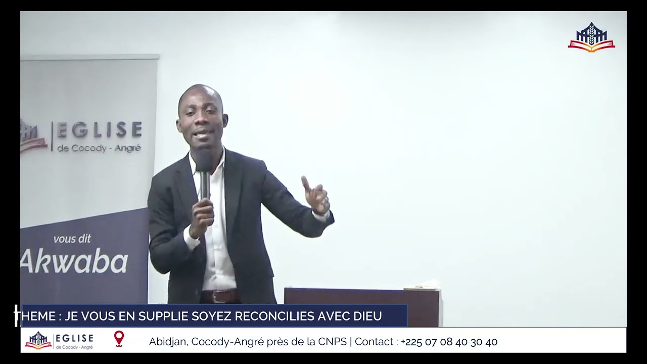 Prédication | JE VOUS EN SUPPLIE  SOYEZ RÉCONCILIÉS AVEC DIEU