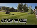 LEVELING A LAWN. THE HOW and WHY to TOP DRESS THE LAWN
