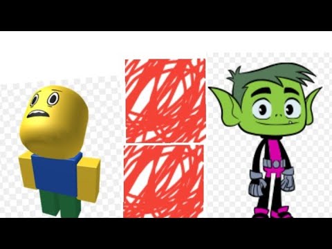 Mean Titans Go Roblox Beast Boy And Robin In Area 51 2 Youtube