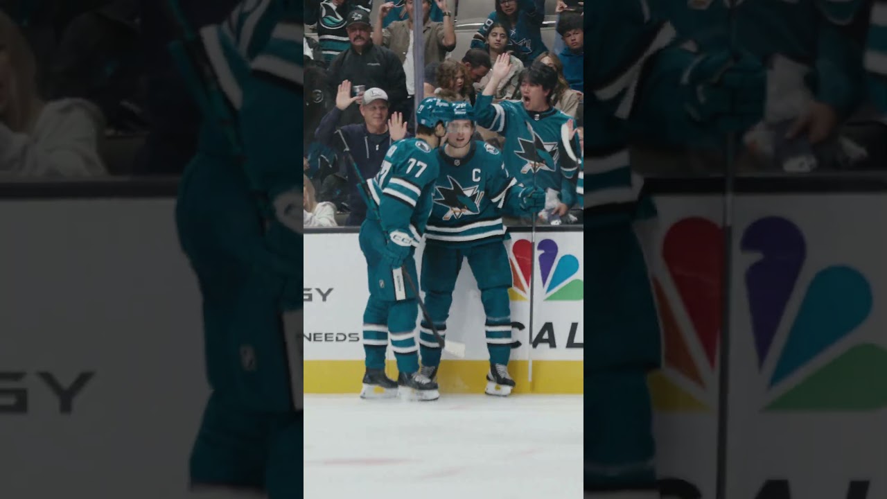 Mack's first of the year! 🚨 #sharks #nhl #hockey