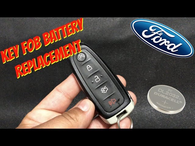 Ford Key Fob Battery Replacement - Focus, Escape, Explorer, Expedition,  Edge 