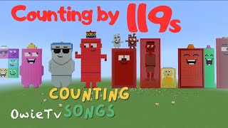 Counting By 119s Song  Minecraft Numberblocks Counting   Math And Number  For Kids