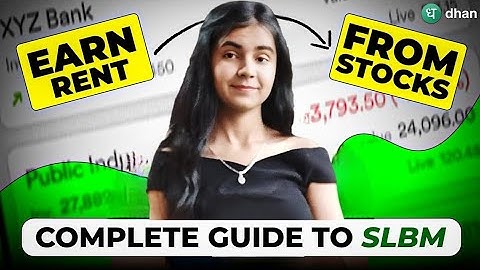 What Is SLBM ? How To Use SLBM : Full Tutorial | Stock Lending & Borrowing Mechanism