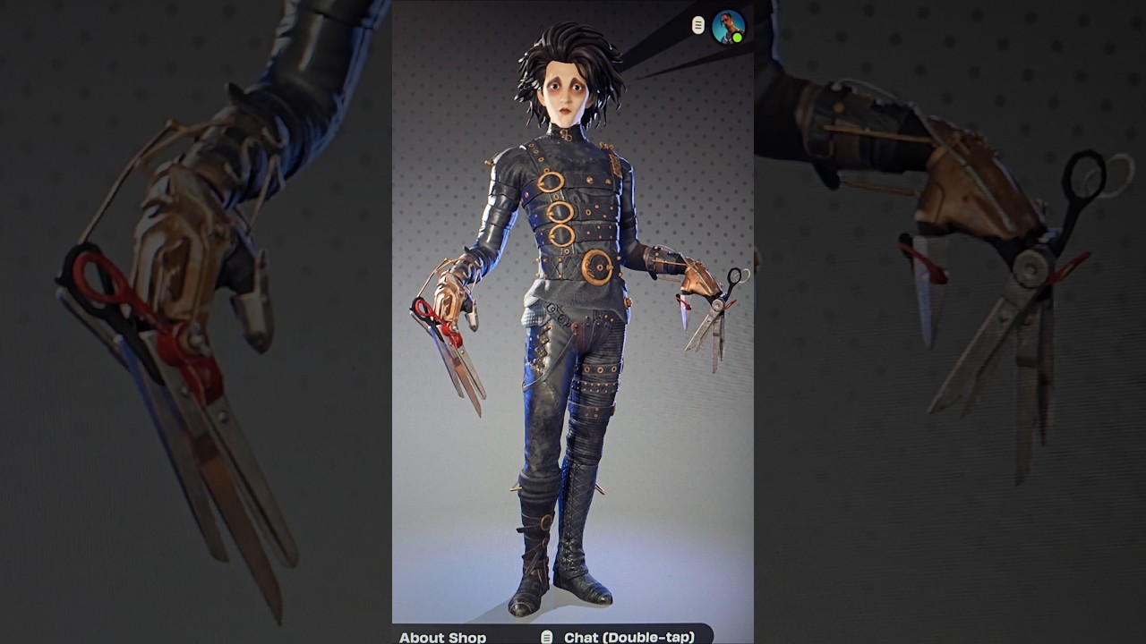 RARE FORTNITE ITEM SHOP NEW EMOTE & EDWARD SCISSORHANDS #fortnite #shorts #halloween #yt #ad