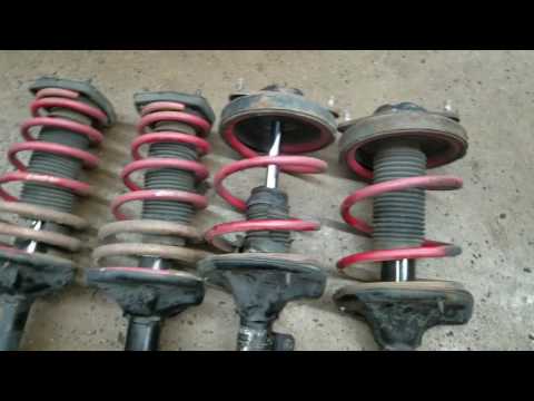 Installing my new Raceland coilovers on my 2005 Hyundai Tiburon GT