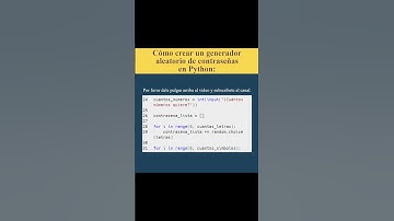Cómo crear un generador aleatorio de contraseñas en Python (AJTekniko)