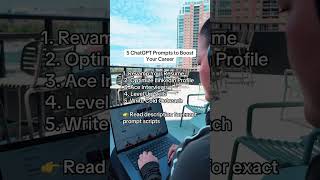 5 ChatGPT Prompts to Boost Your Career 🚀