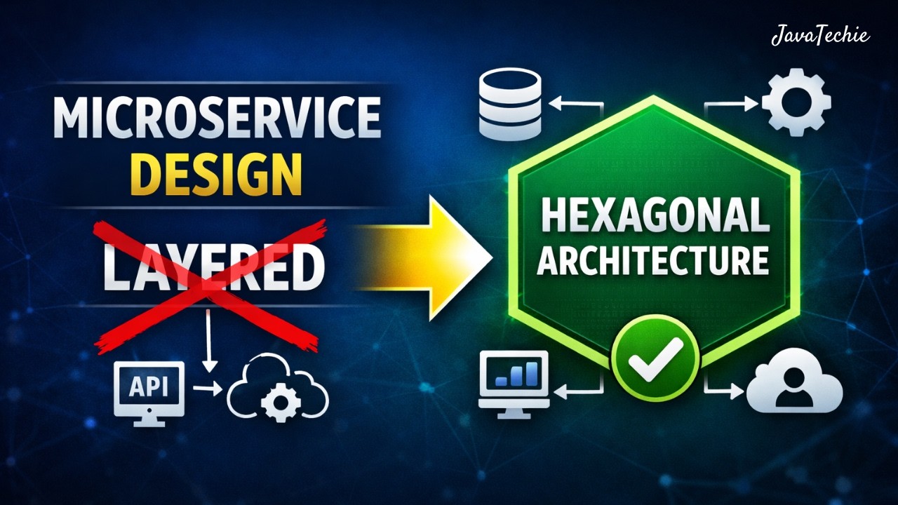 Hexagonal Architecture | The Right Way to Design Microservices ! - YouTube