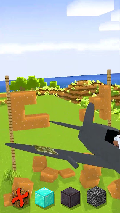 Carry Plane vs Bedrock ?? #minecraftshorts
